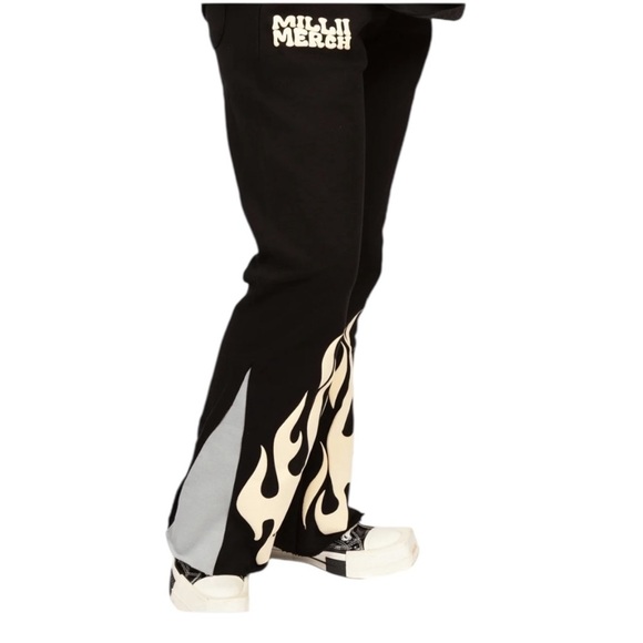 Millii Merch Pants - Millii Merch Women’s Millii Flame Flare Joggers Small Like New Orig $250
